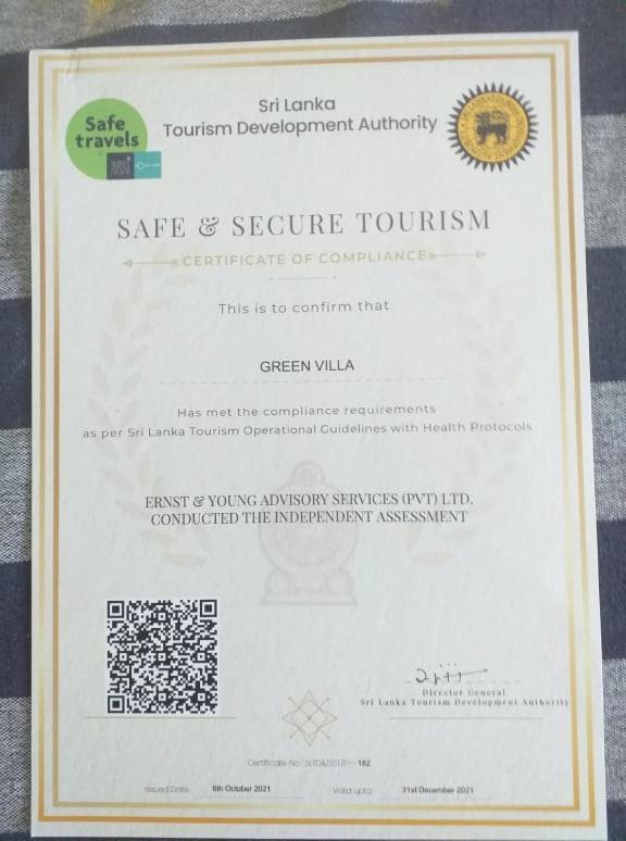 Green Villa Anuradhapura Dış mekan fotoğraf